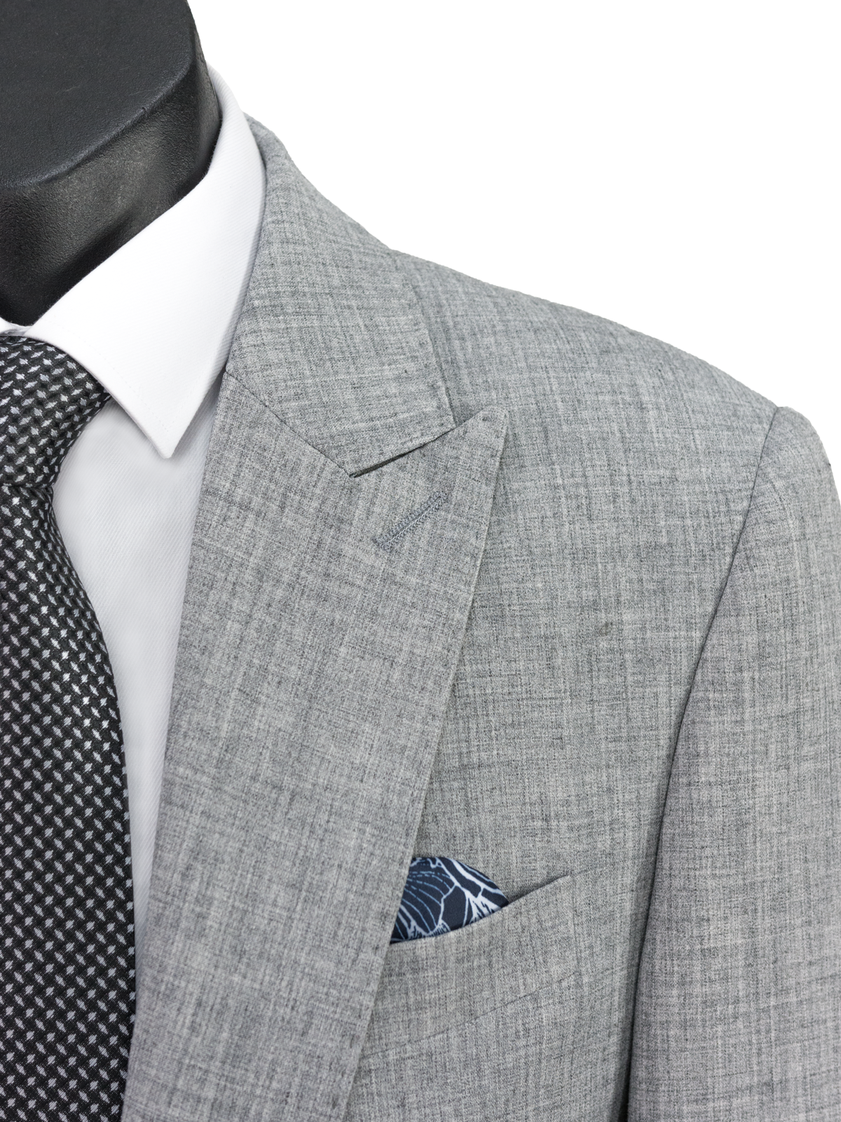 Silver Dalton Mens Suit Jacket