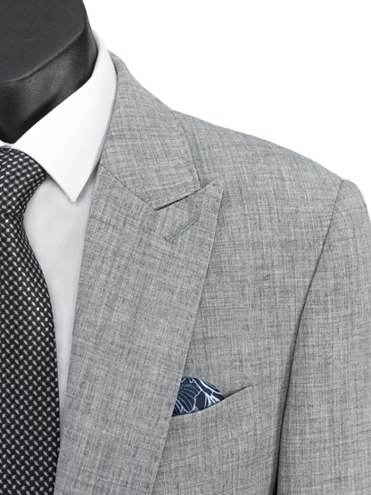 Silver Dalton Mens Suit Jacket