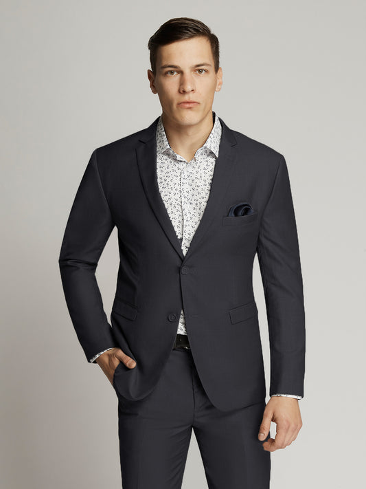 Charcoal Bentley Mens Suit Jacket