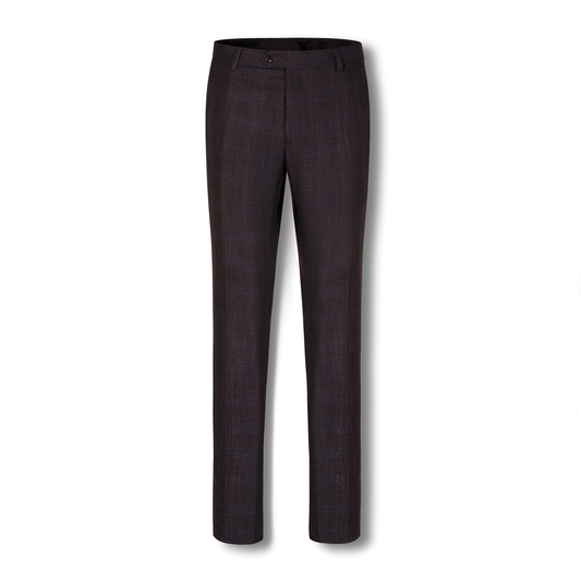 Shiraz Blaine Textured Check Mens Suit Trousers