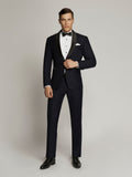 Navy Carrington King Tuxedo Trousers