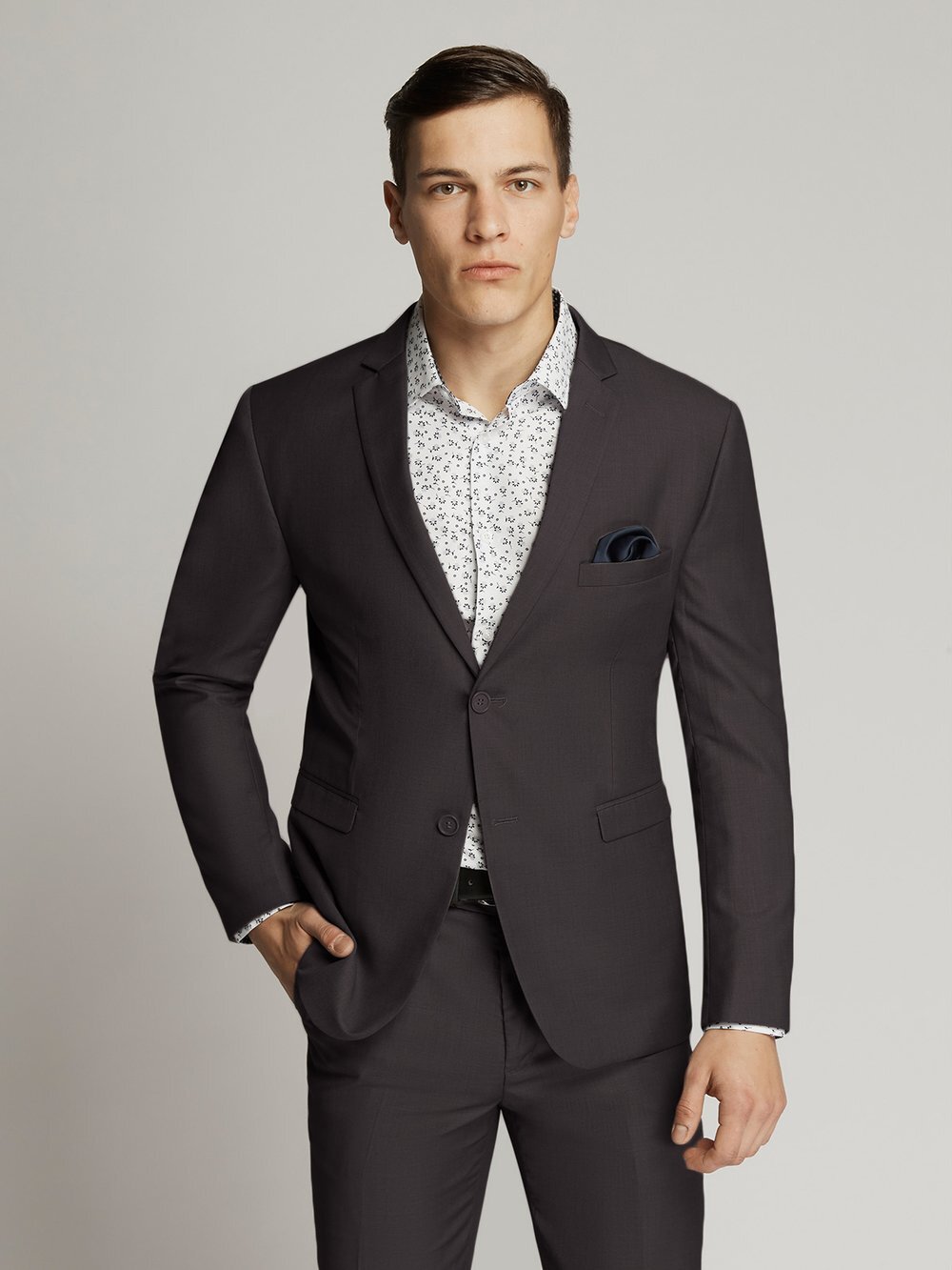 Chocolate Bentley Mens Suit Jacket