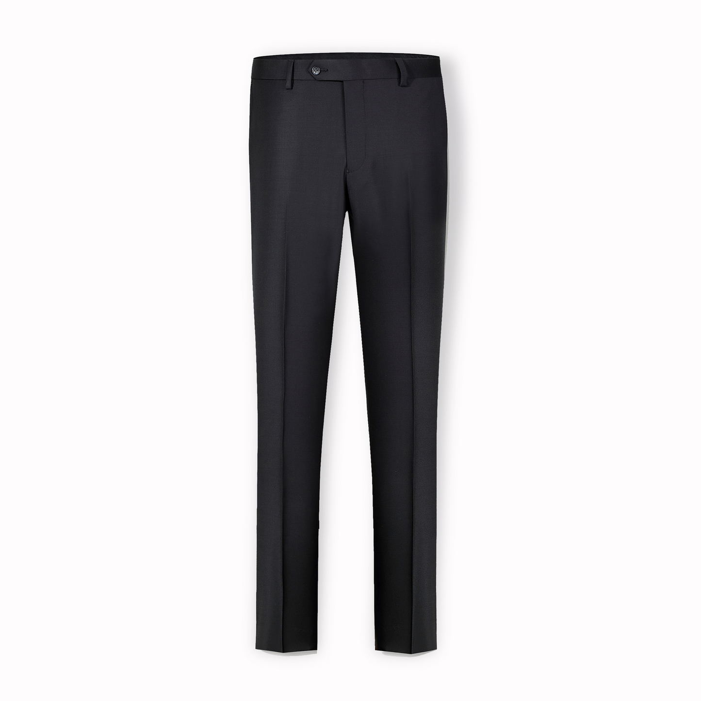 Black Elijah Pure Wool King Suit Trousers