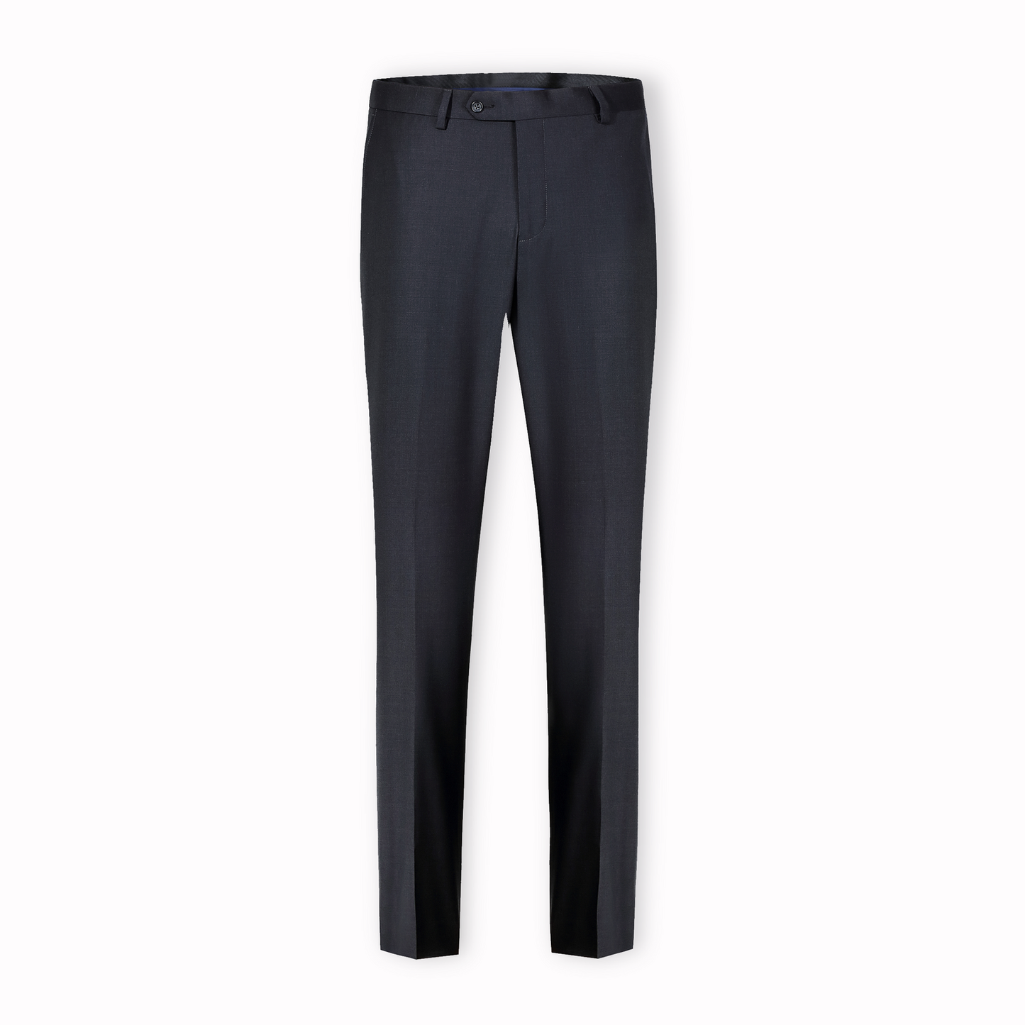 Charcoal Elijah Pure Wool Mens Tall Suit Trousers