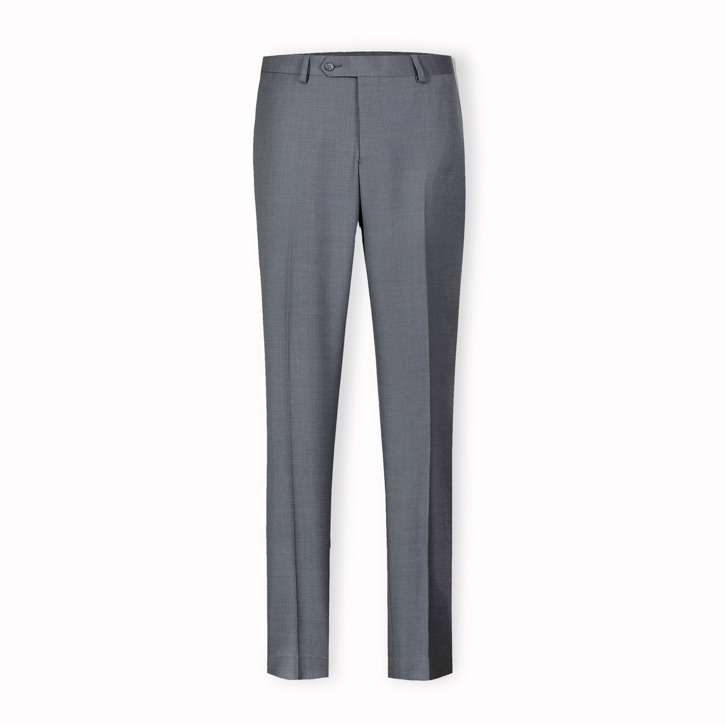 Grey Elijah Pure Wool Mens Suit Trousers