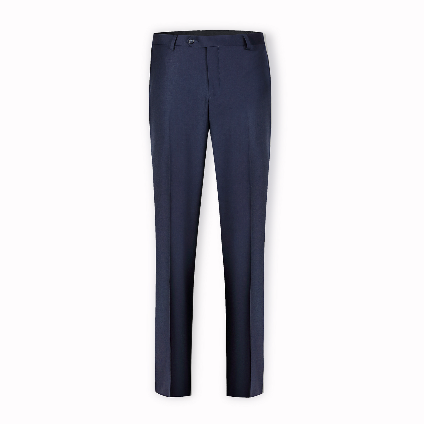 Navy Elijah Pure Wool Mens Tall Suit Trousers