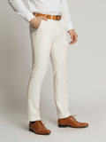 Ivory Worthington Mens Linen Trousers