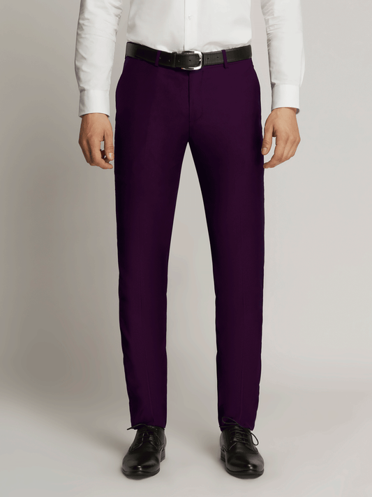 Purple Lannister Mens Suit Trousers