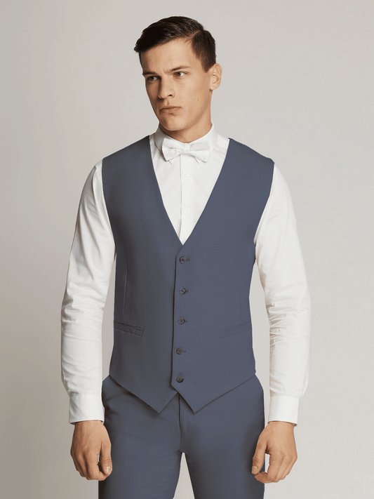 Indigo Worthington King Linen Vest