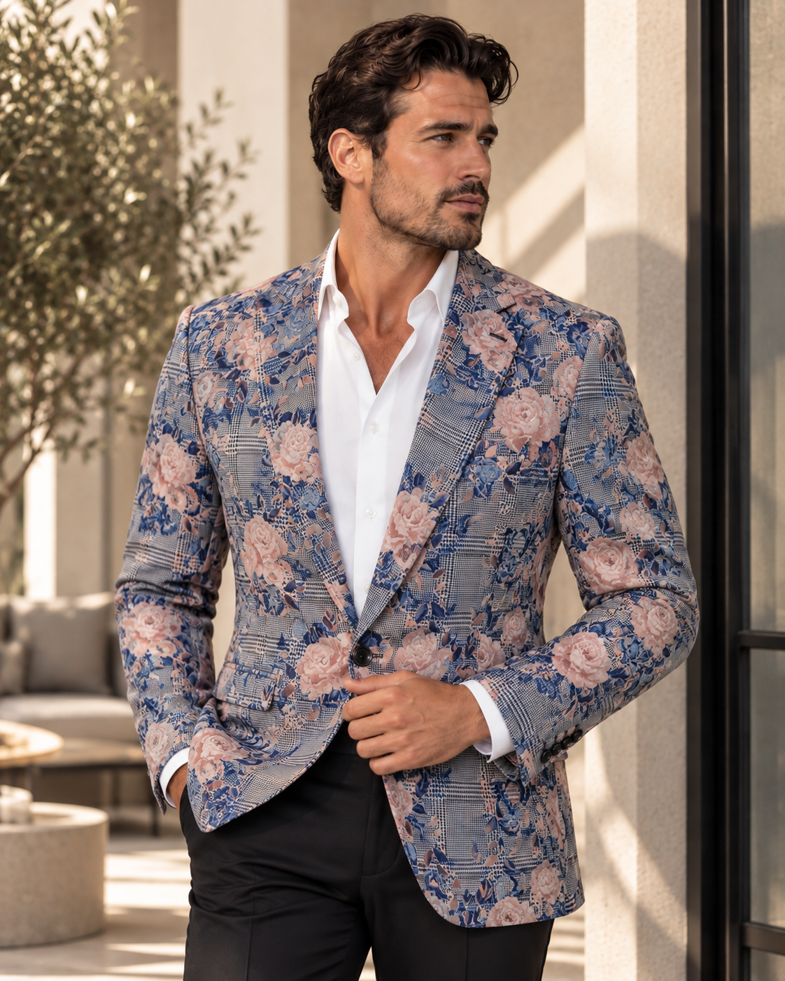 Rose Lazenby Mens Lounge Jacket