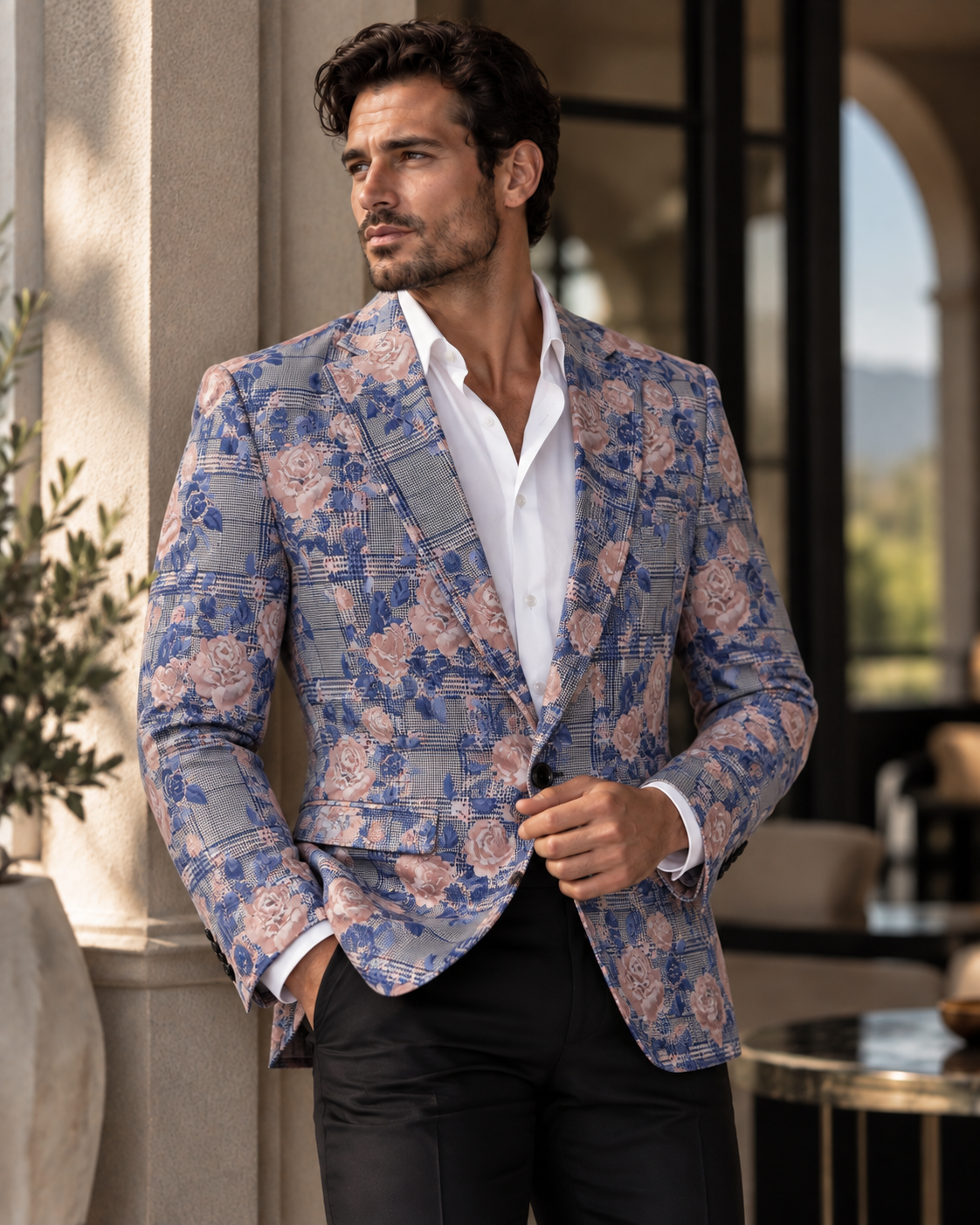 Rose Lazenby Mens Lounge Jacket