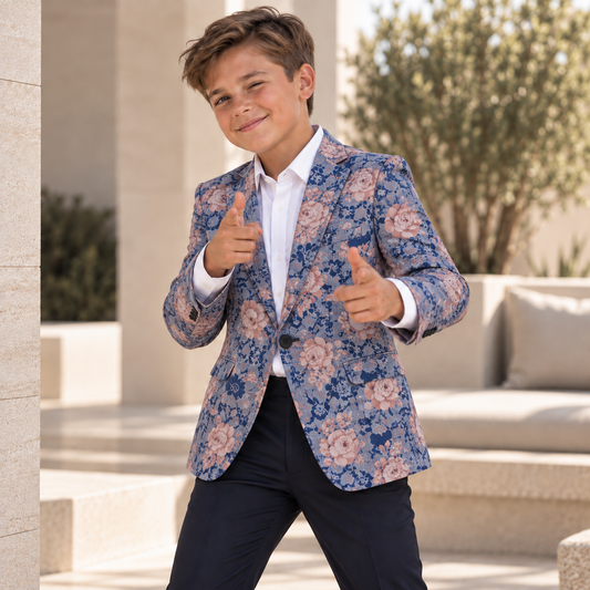 Blue Lazenby Boys Lounge Jacket