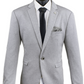 Silver Carter Mens Stretch Blazer