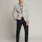 Silver Carter Mens Stretch Blazer