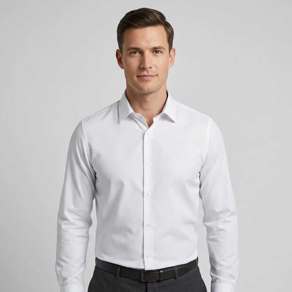 White Felix Mens Bamboo Shirt