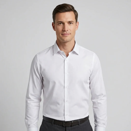 White Felix Mens Bamboo Shirt