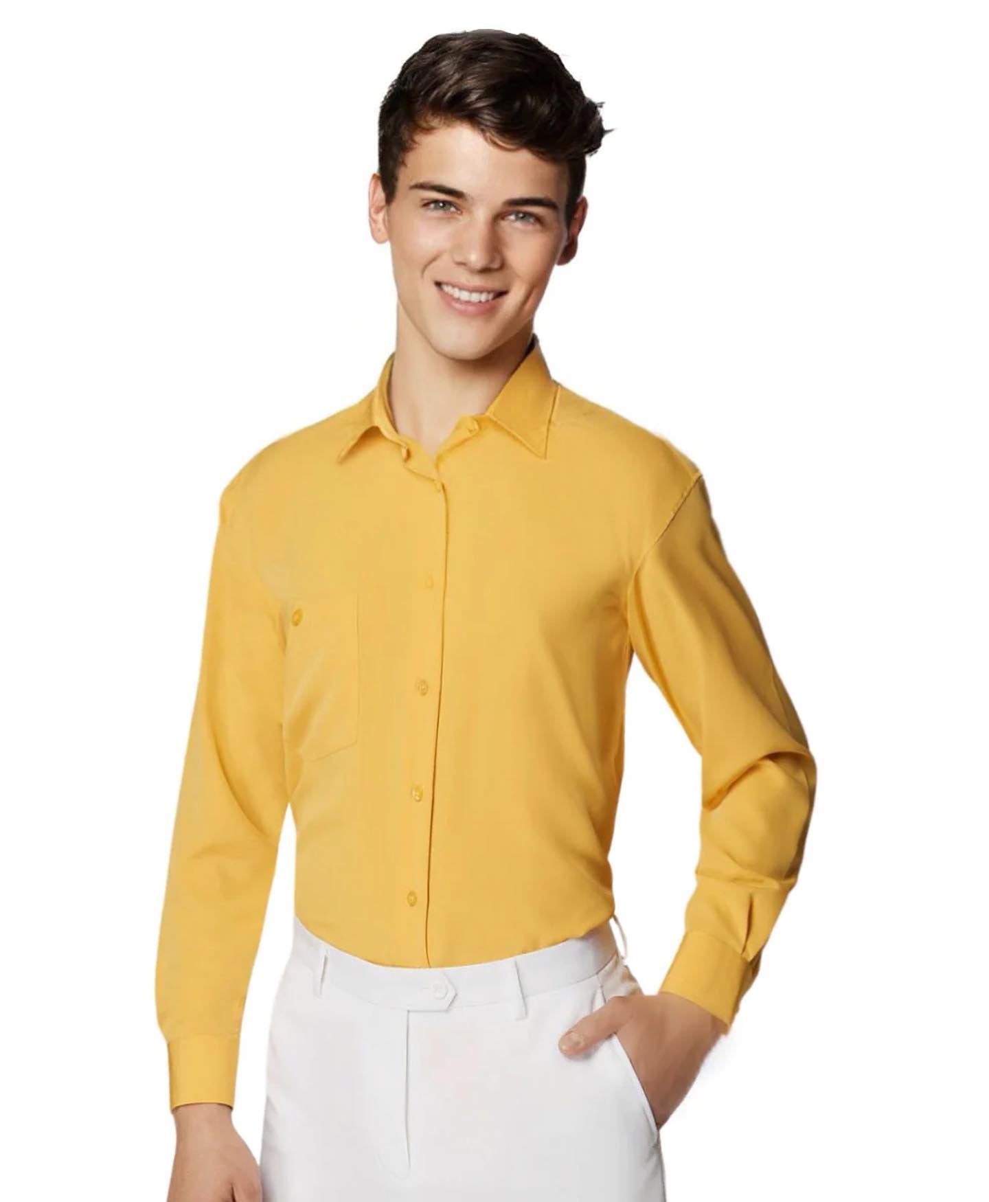 Yellow Warhol Boys Microfibre Shirt