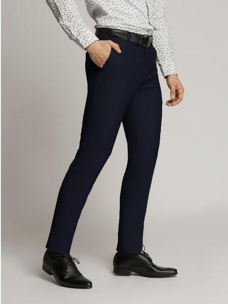 Navy Bentley Mens Suit Trousers