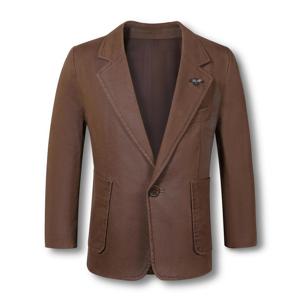 Brown Colby Boys Jacket